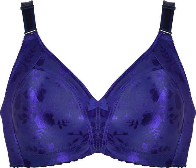 Naturana - Minimizer bh met bloemenpatroon - Galaxy Violet - 5363 - 75E