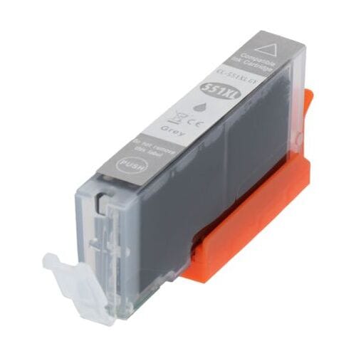 PrintAbout Inktcartridge CLI-551GY XL Grijs Hoge capaciteit geschikt voor Canon