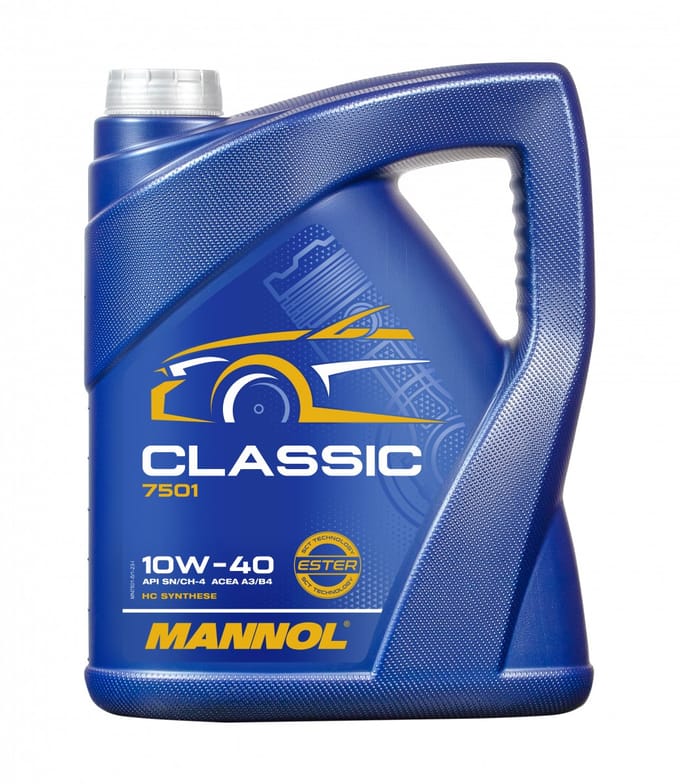 Mannol 10W40 Classic Motorolie| 7501 | 5 liter | De Oliereus