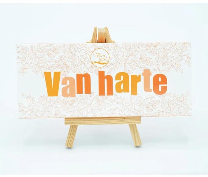 Voor Jou Chocoladereep - Wensreep -  Van Harte
