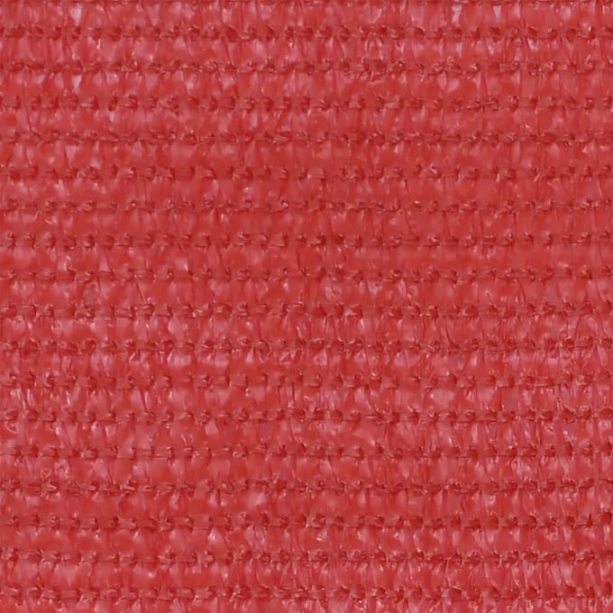 vidaXL - Balkonscherm - 120x500 - cm - HDPE - rood