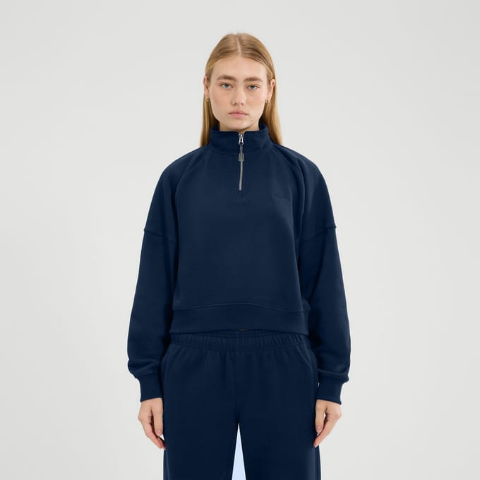 Ellesse Carrera 1/4 Zip Sweatshirt Dames