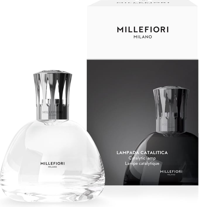Millefiori Katalytische Geurlamp - Transparant - Aromabrander - Geurverspreider - Oliebrander