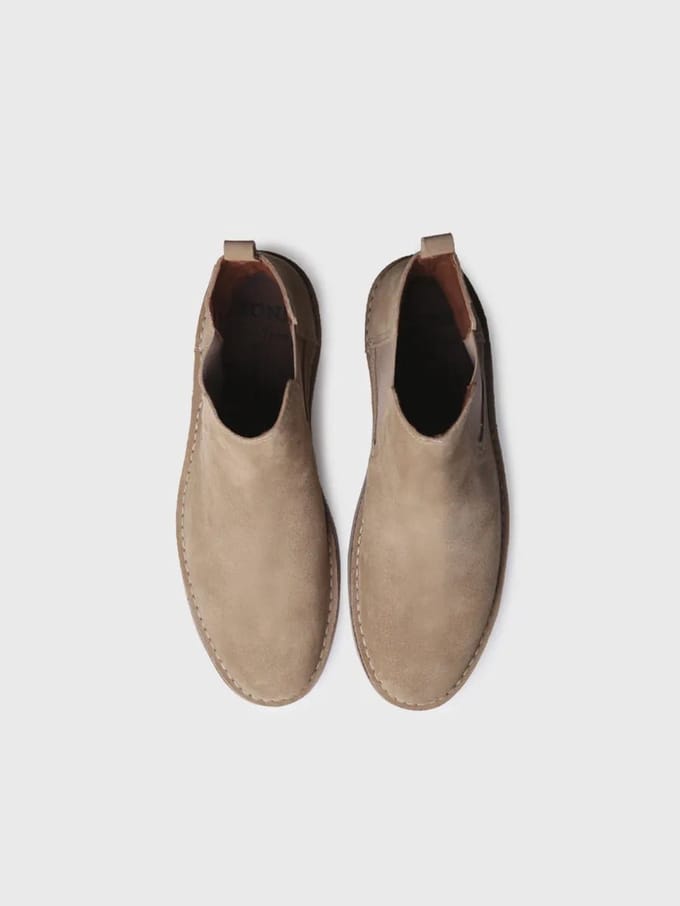Chelsea boots voor heren van suède | JAN-SY