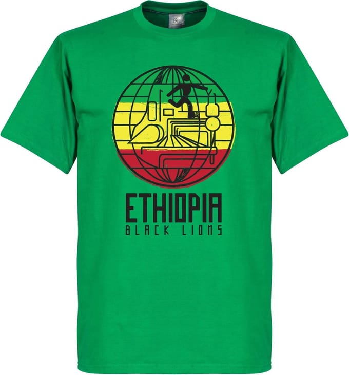 Ethiopië Black Lions T-Shirt - M