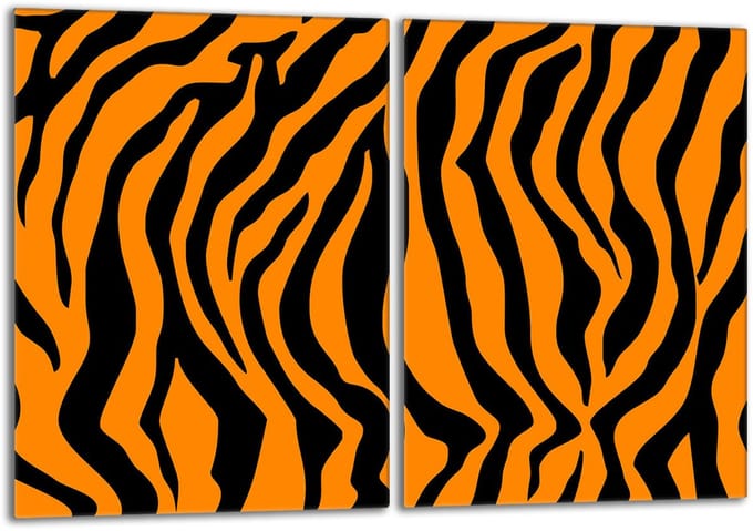 TMK ArtDeko - Snijplank - Glas - Osłona kuchenki - 40x52 cm