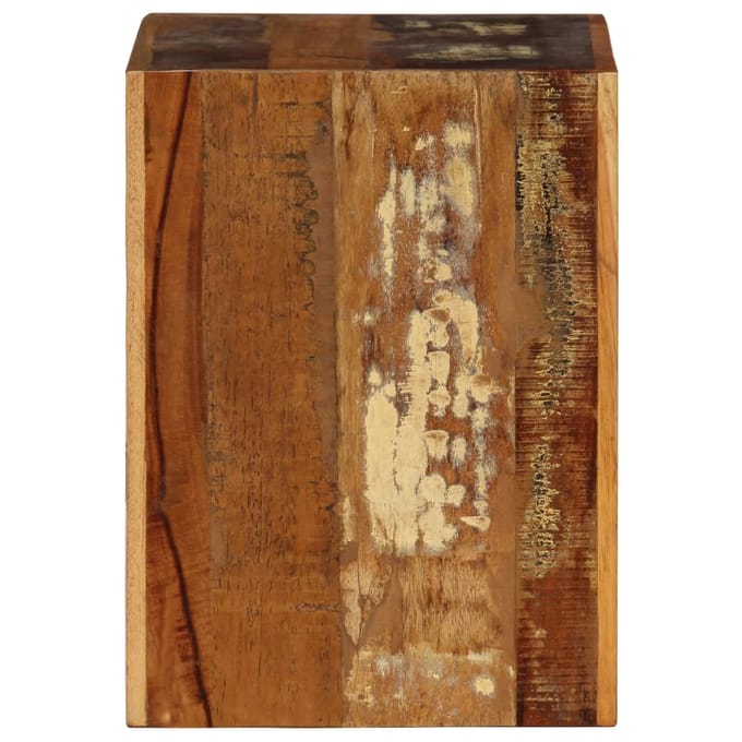 vidaXL - Kruk - 40x30x40 - cm - massief - gerecycled - hout