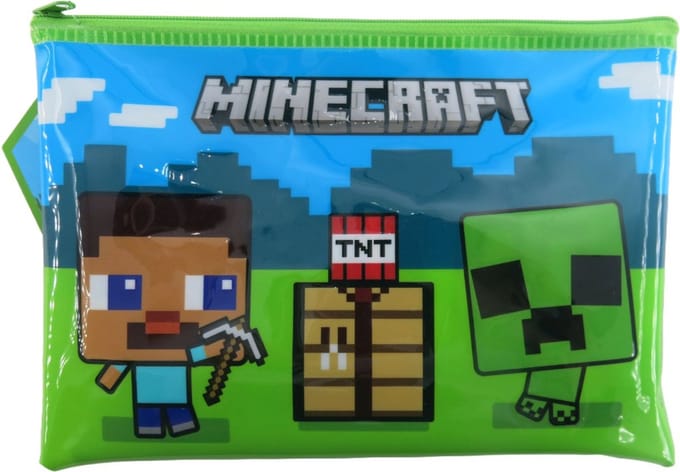 Minecraft Etui met inhoud Kinderen Jongens Meisjes - 11 Pieces