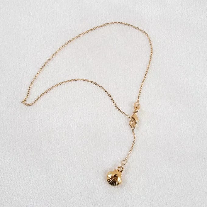 Sylvie Monthulé | Gold Anklet | Ocean Shell