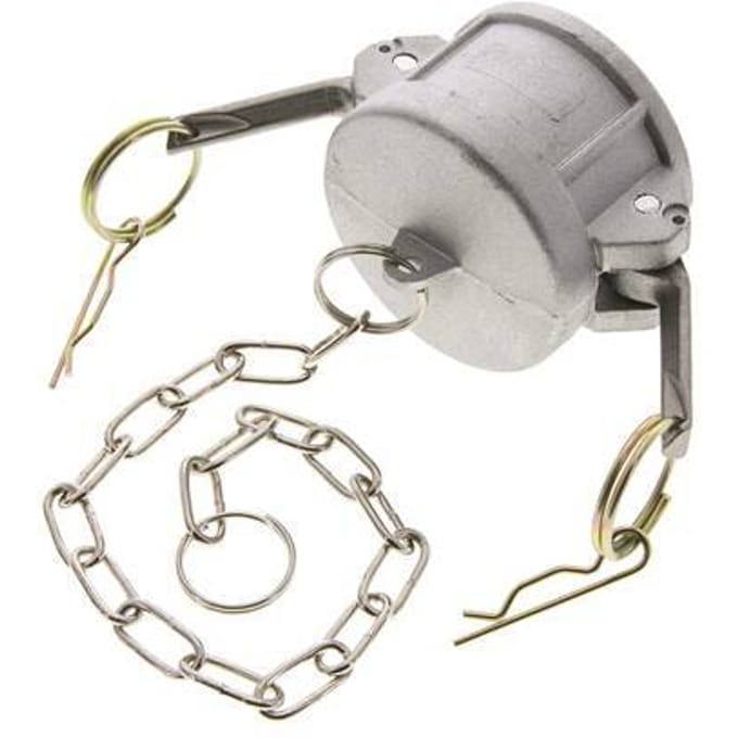 Camlock DN 50 (2'') Koppeling AluminiumEnd Cap Type DC MIL-C-27487