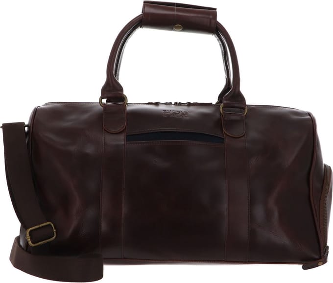Buckle & Seam Collin Weekender reistas Leer 48 cm - brown