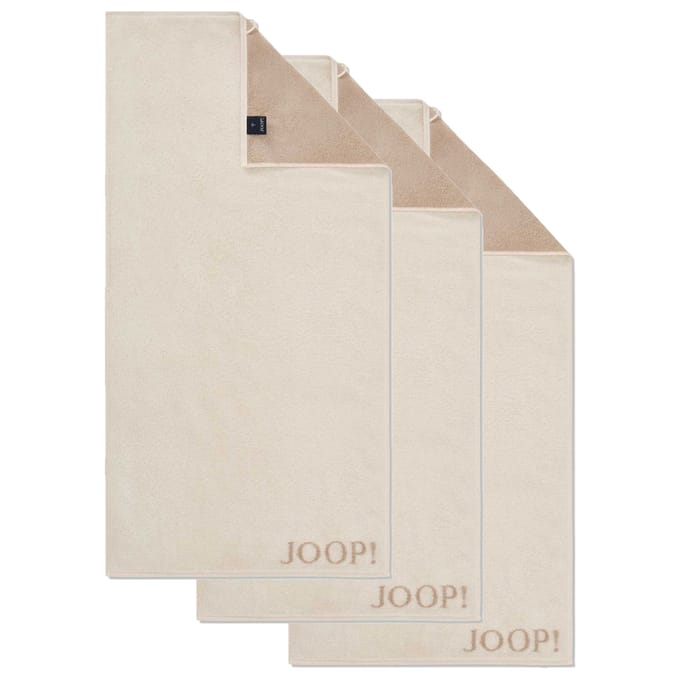 JOOP! Handdoek Classic / Infinity / Signature Een maat, 50x100 Set van 3