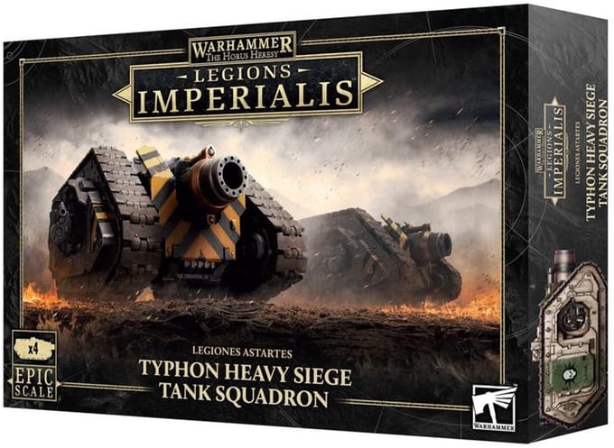 Warhammer The Horus Heresy - Legions Imperialis - Typhon Heavy Siege Tank Squadron (03-90)