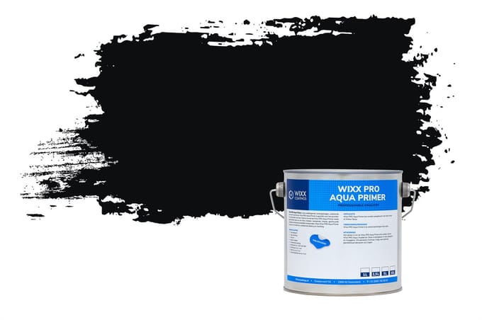 Wixx PRO Aqua Primer - 2.5L - RAL 9005 | Gitzwart