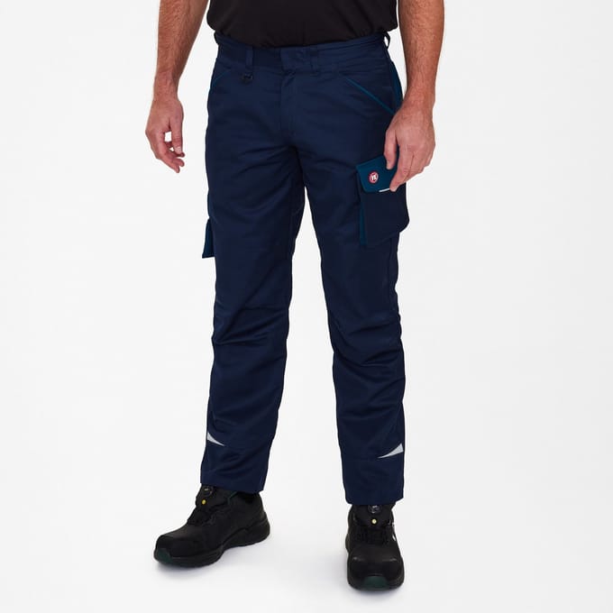 Engel Galaxy Light werkbroek 2290-880 - Blue Ink / Dark Petrol - 52