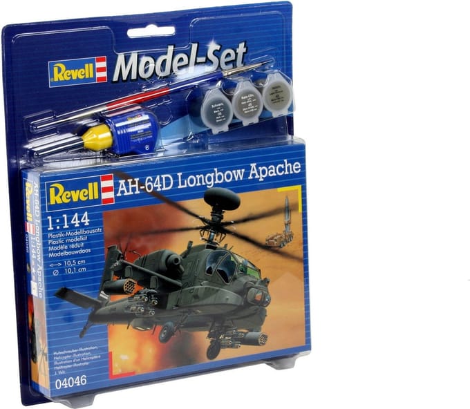 Revell Modelbouwpakket Militaire voertuigen - 64046 AH-64D Longbow Apache - Model Set Plastic - 1:144 - Modelbouw