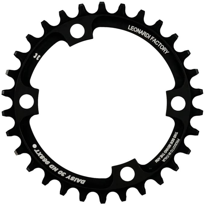 Leonardi Racing Daisy Asymmetric 96 Bcd Kettingblad Zwart 30t