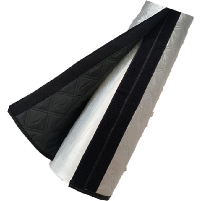 Gaine en aluminium flexible Isolant en aluminium enveloppe de tuyau pour Chauffage Refroidissement Ventilation et silver