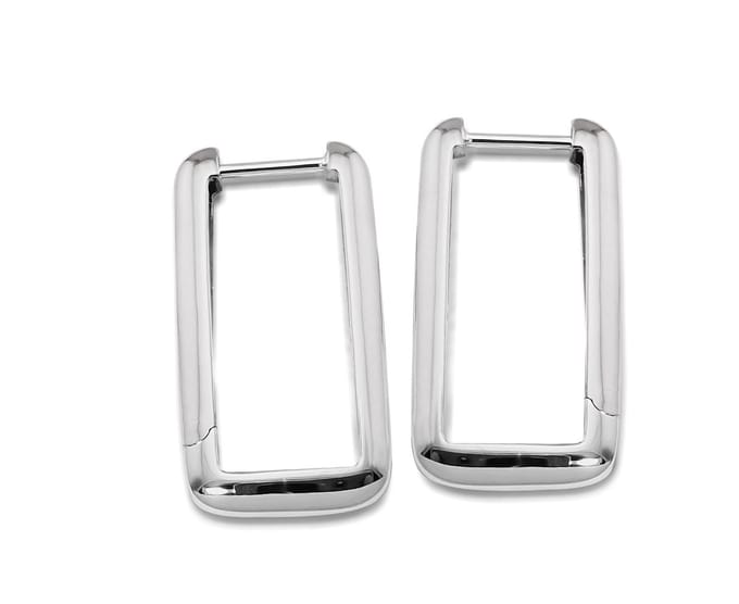 Jwls4u Oorbellen Eclipse Silver JE033S
