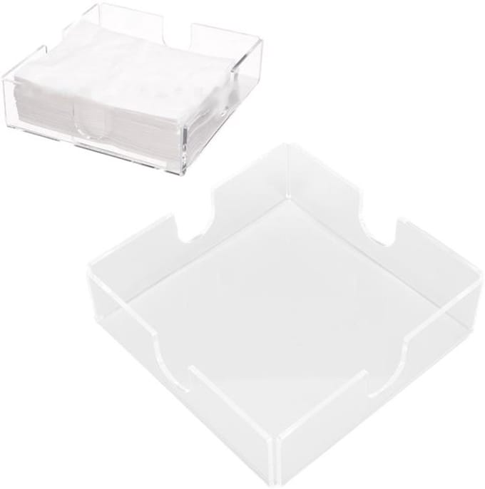 VT Goods - Acryl Servethouder - Decoratieve Servetbak - Helder