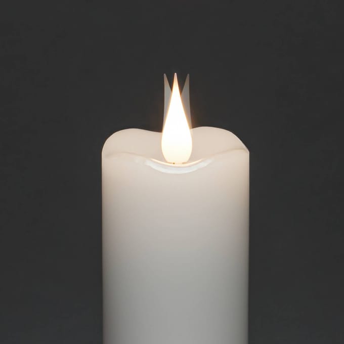 Konstsmide Christmas LED waskaars crème lichttemp. barnsteen Ø5cm per 2