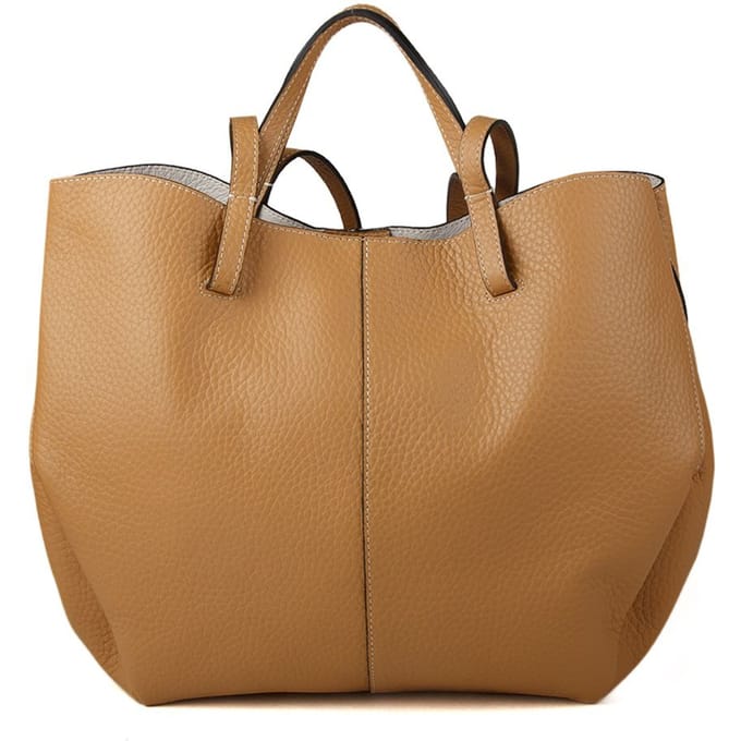 Giulia Monti Schoudertas Grijs Beige