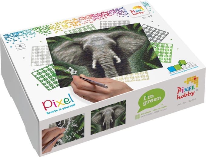 Pixelhobby geschenkverpakking Olifant 90095