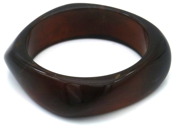 Armband - kunststof - 2,3 cm - zwart