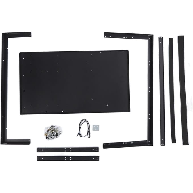 Computer Open Behuizing Ondersteuning 6 tot 8 GPU Grafische Kaart DIY Computer Chassis voor ATX MATX FLEX black