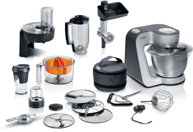 Bosch MUM59S81DE Keukenmachine Zwart/RVS
