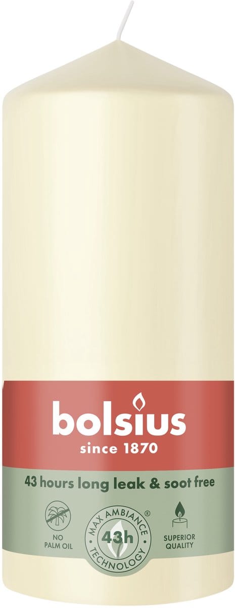 Bolsius Stompkaars 130/68 Soft Pearl (1 stuk)