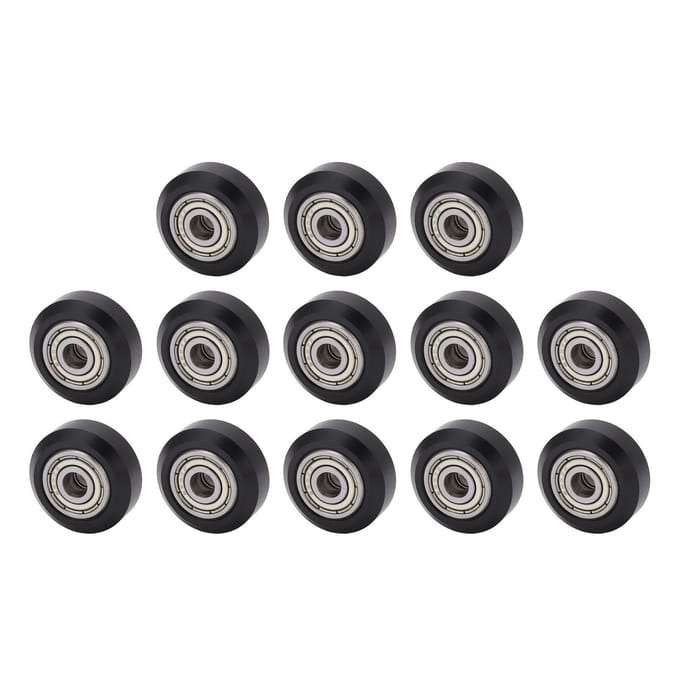 13 stuks 3D-printerwiel koolstofstalen lager POM-katrol accessoire voor CNC-machine