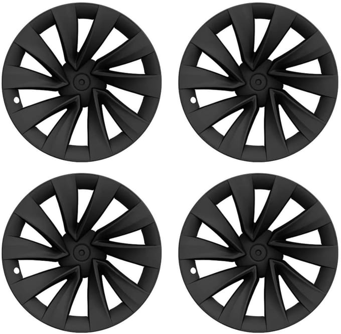 Fab.Labs Wieldoppen Tesla Model Y Juniper 2025+ - 20 inch - set van 4 - matzwart