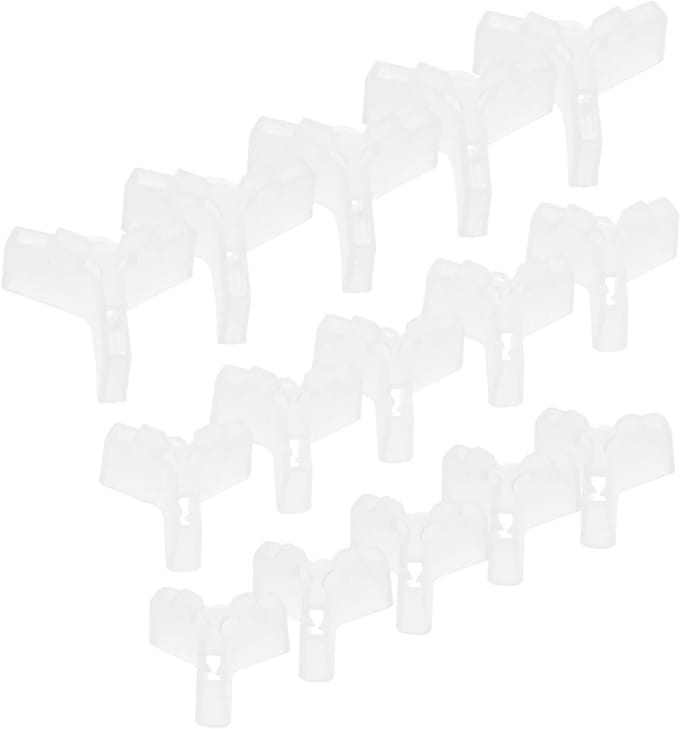 Vishaak Dops Set - Haak Beschermers - Vissen - Veilige Opslag - 60 Stuks - Wit