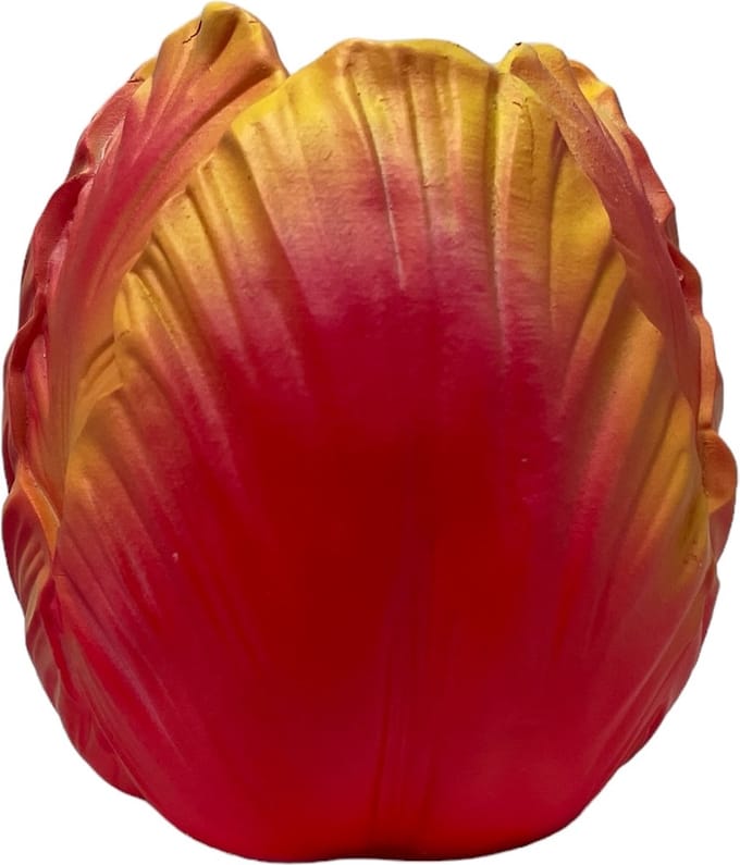Toulon Burning Flame Red vaas, tulpenvaas 11x11x12 cm nr 2.