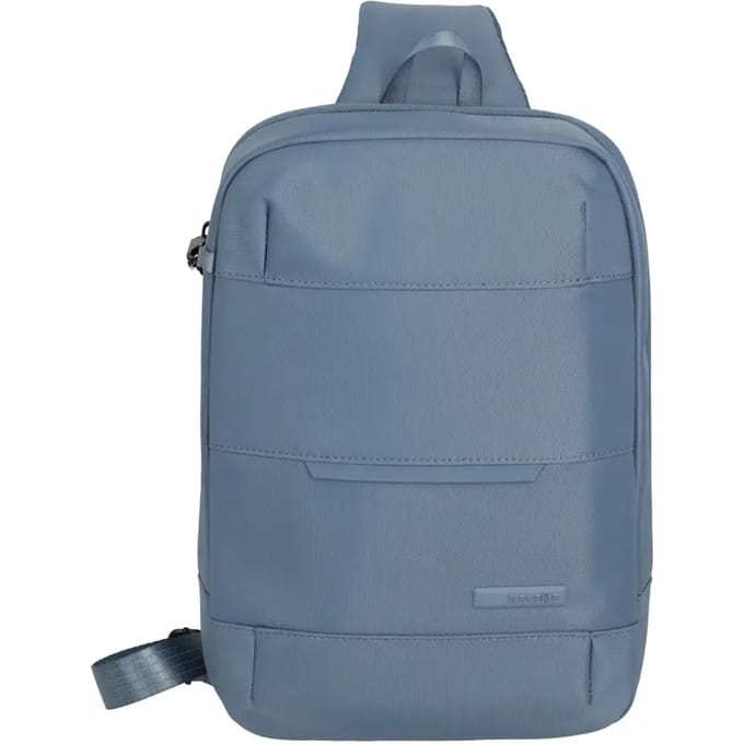 travelite Slingtas Workfloow Cross Over Bag Denimblue Blauwgrijs