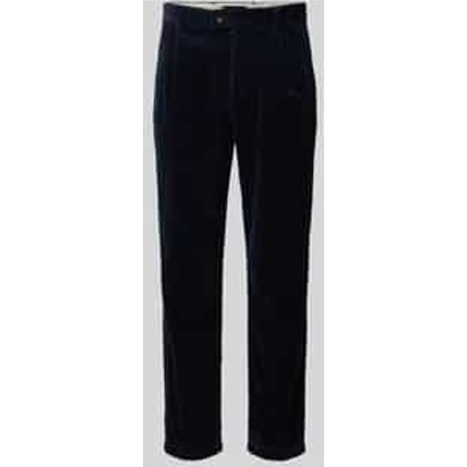 tapered fit corduroy broek van puur katoen