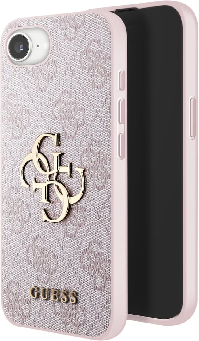 Guess telefoonhoesje voor iPhone 16e & 17e - luxe design - Pink