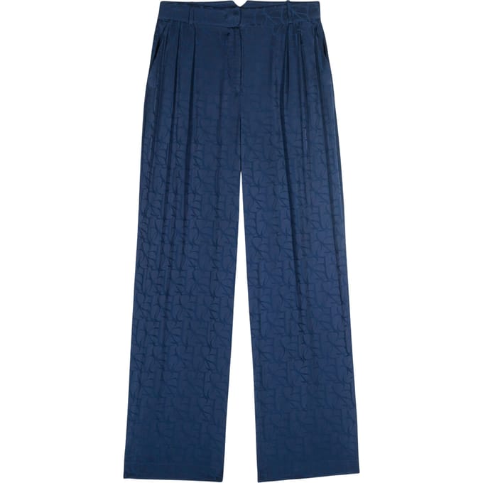 Ba&sh Moloy Pantalons Print Moloy Pant Bleunuit 0335
