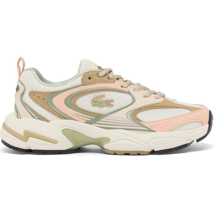 Lacoste Storm 96 2K Vrijtijdsschoen Dames-wit, pink