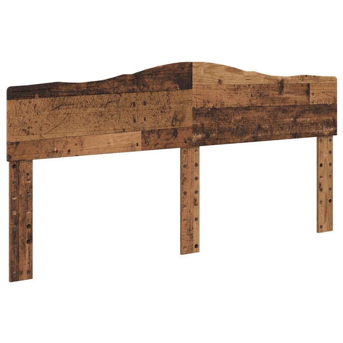vidaXL Hoofdbord Oud Hout Bewerkt hout