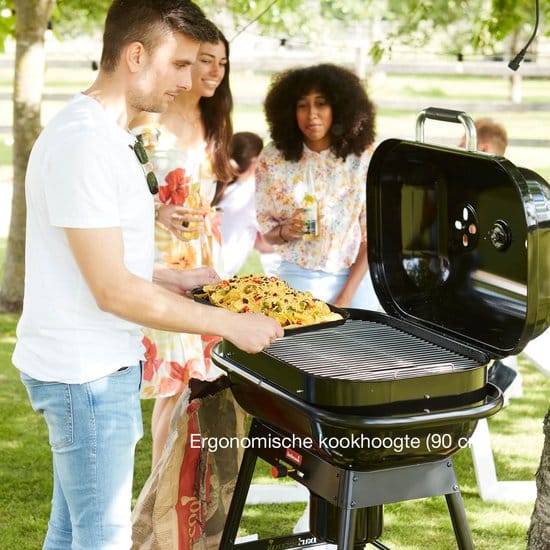 Barbecook Magnus Original - Houtskoolbarbecue - Zwart - 85x64x110cm