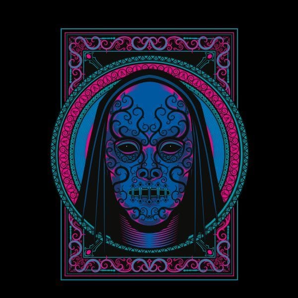 Harry Potter Death Mask dames t-shirt - Zwart - S