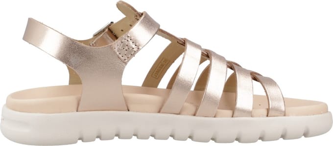 GEOX J S. SOLEIMA G.B - METAL.LEA Brons metaal 32 EU