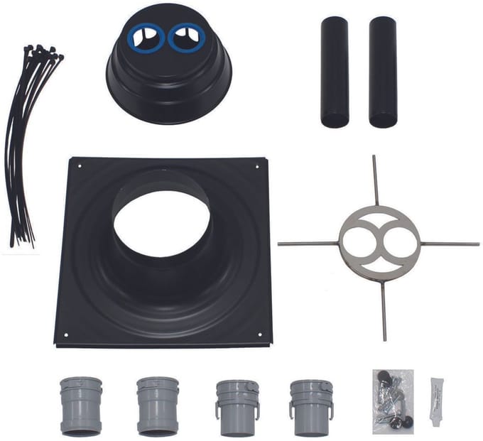 Vaillant Set 1 basiselement voor flexibele rookgasafvoerleiding DN 60, PP, 0020106046