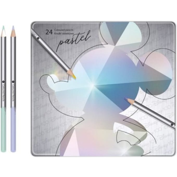 Disney 100 opal collection mickey - kleurpotloden 24 stuks blik