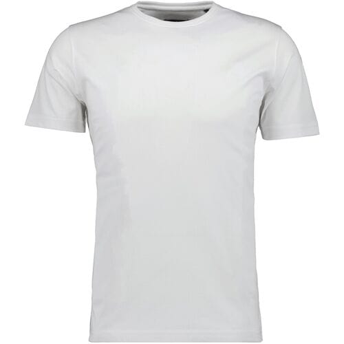 Ragman T-Shirt Softknit Round Neck Wit / male