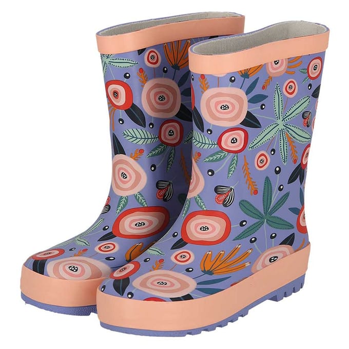 Morethansocks - Regenlaarzen kids - Multi color - Multi Color / 31/32