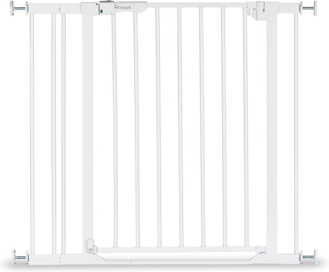 Hauck Clear Step Autoclose 2 security gate 75 - 80 cm white + 9 cm extension piece