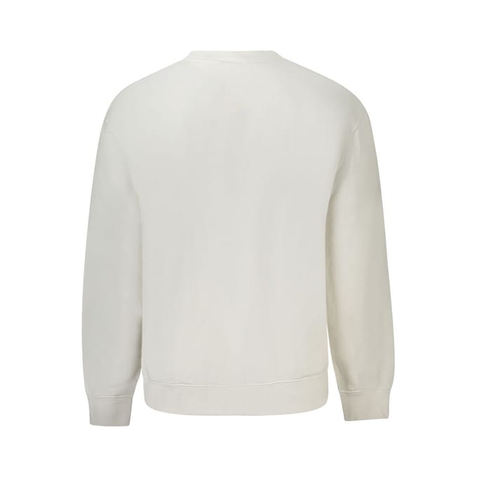 Calvin Klein Witte Katoenen Heren Sweatshirt